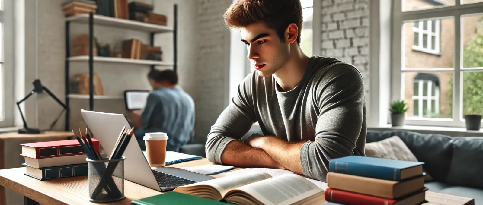 video kurs almış bir öğrenci