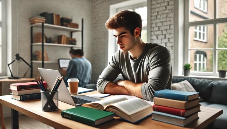 video kurs almış bir öğrenci